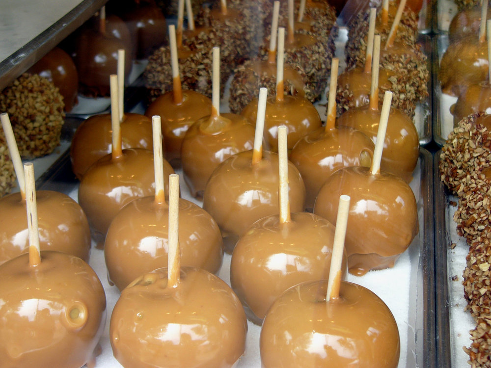 Pomme caramélisée