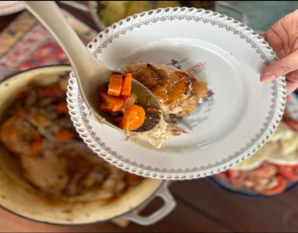 Chicken pot-au-feu