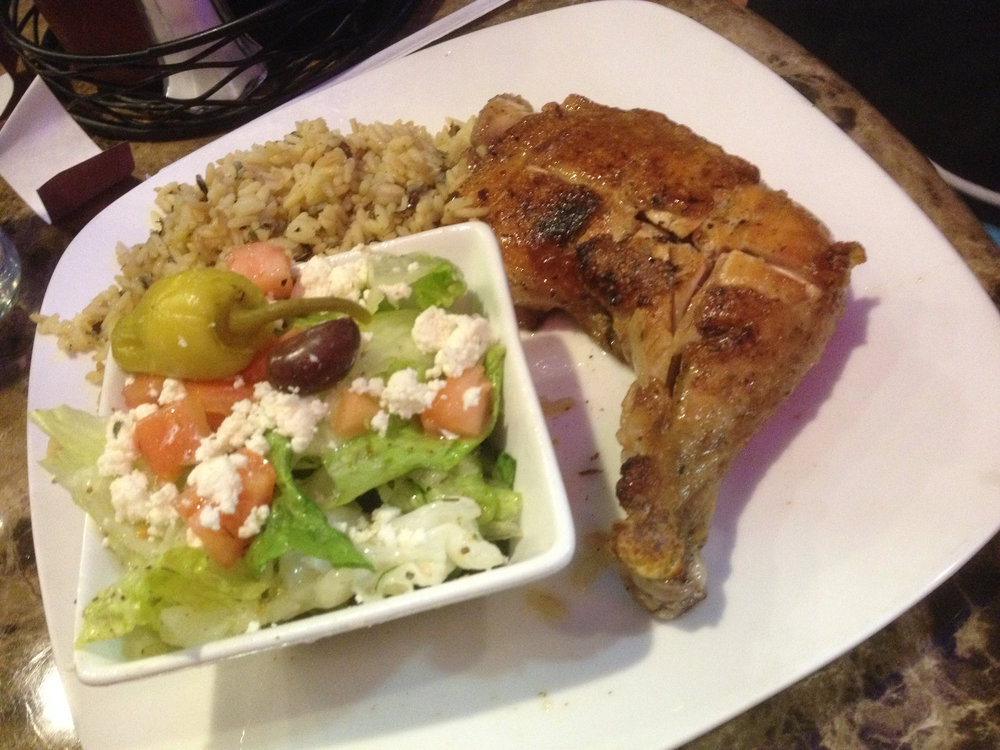 Poulet grillé à la grecque