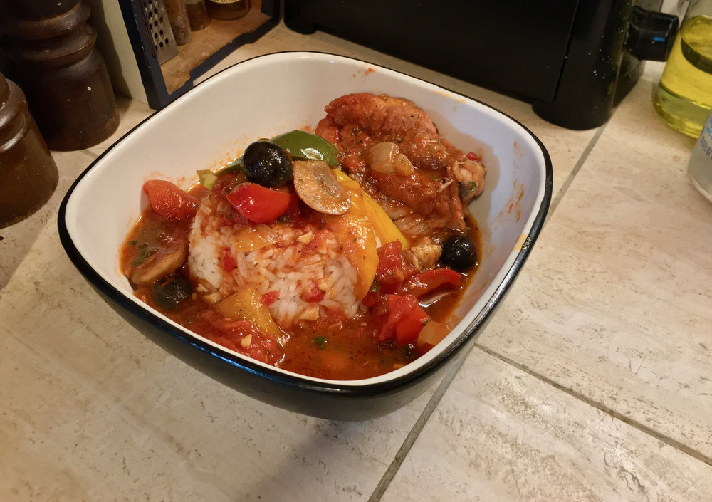 Chicken cacciatore