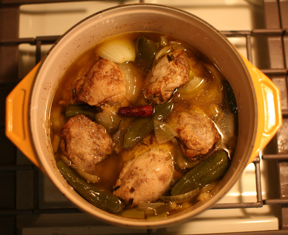 Poulet en cocotte bonne femme