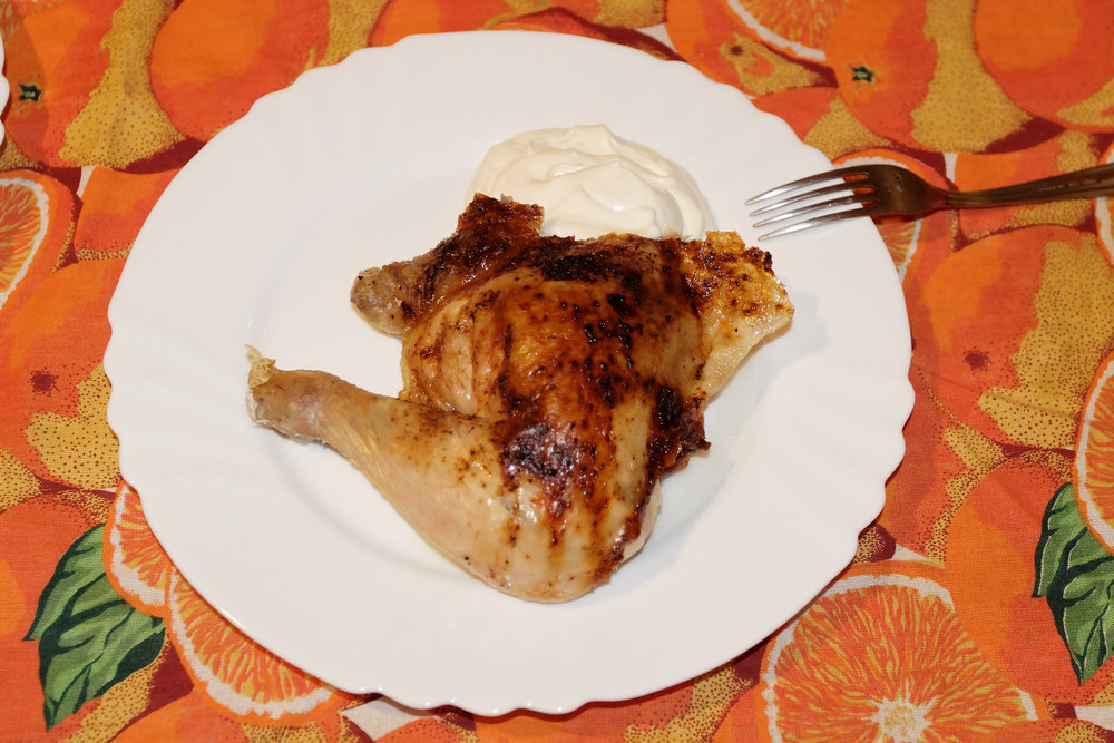 Poulet froid mayonnaise