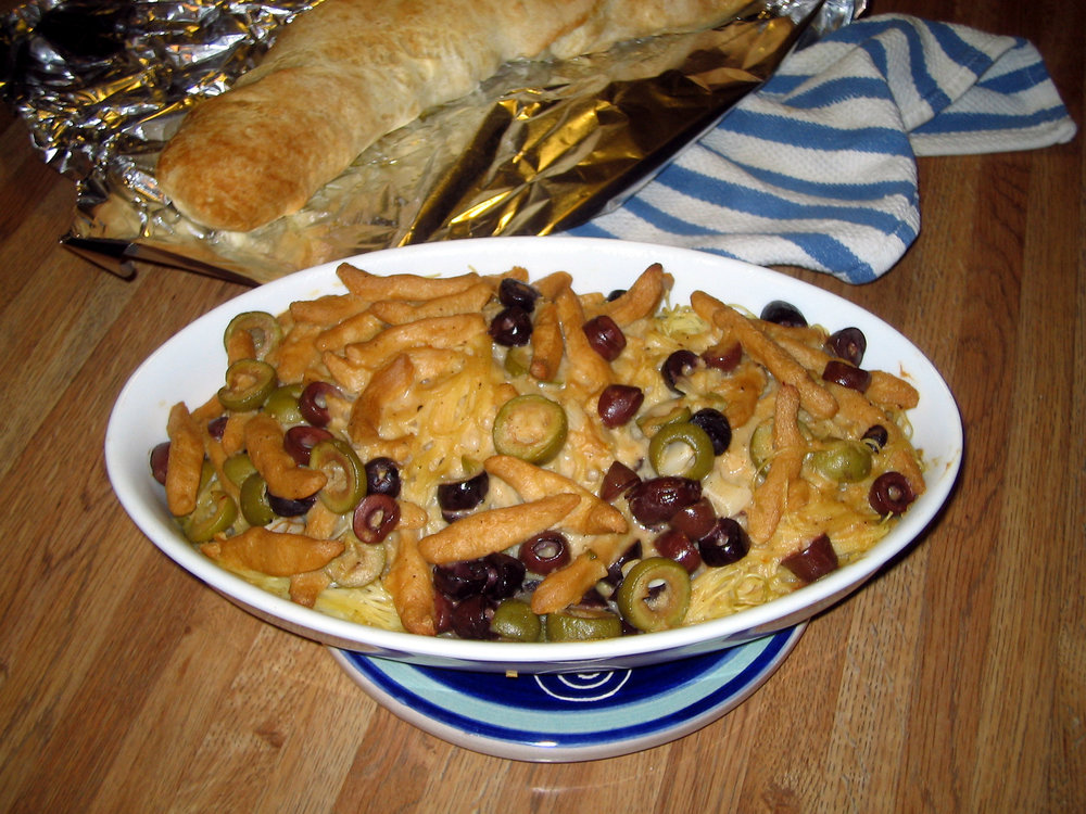 Chicken with olives