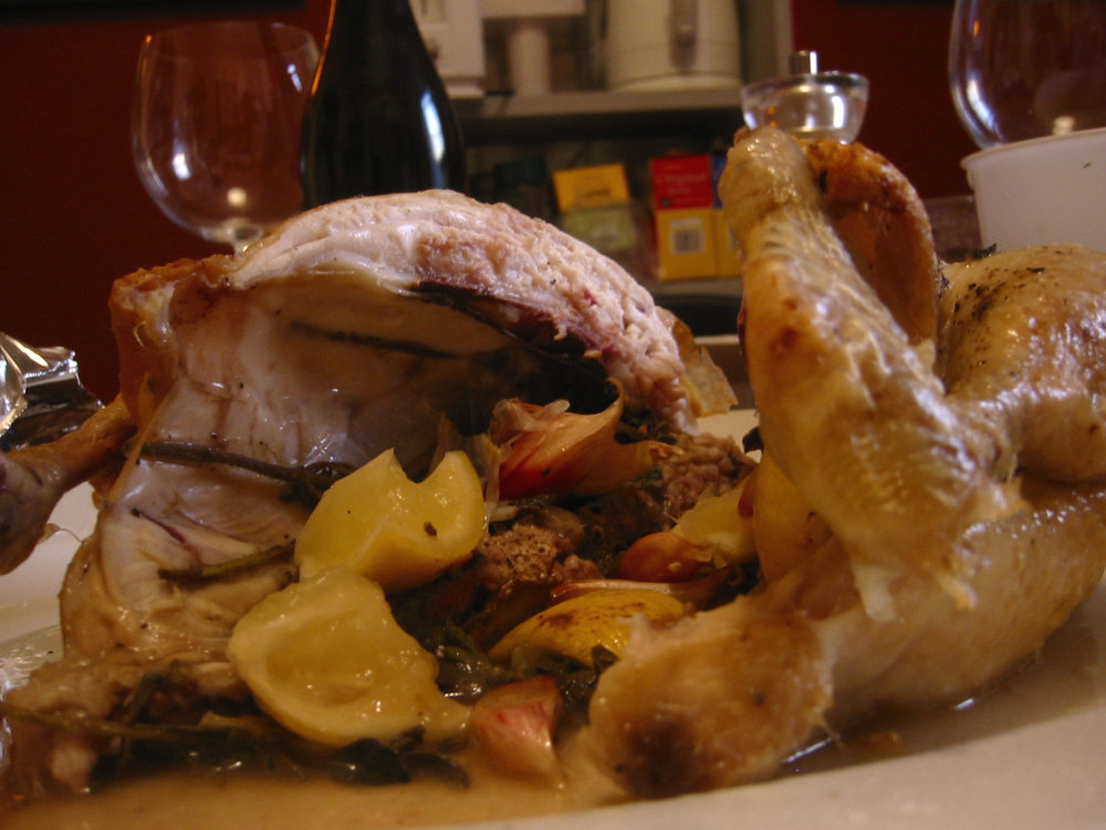Poulet aux quarante gousses d'ail