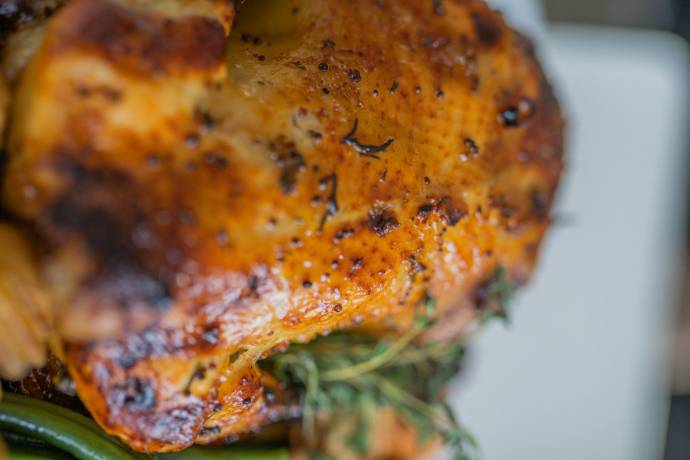 Pollo asado al tomillo
