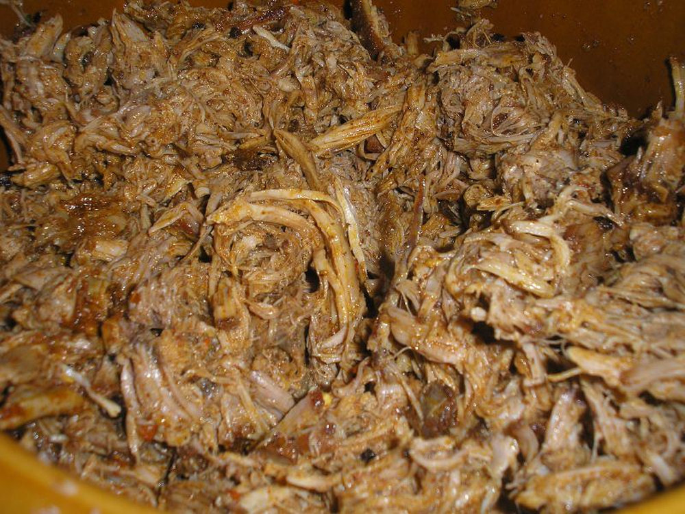 Pulled pork con salsa de vinagre