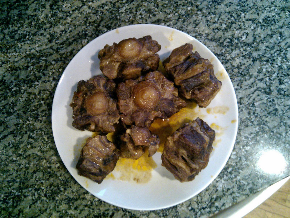 Braised oxtail