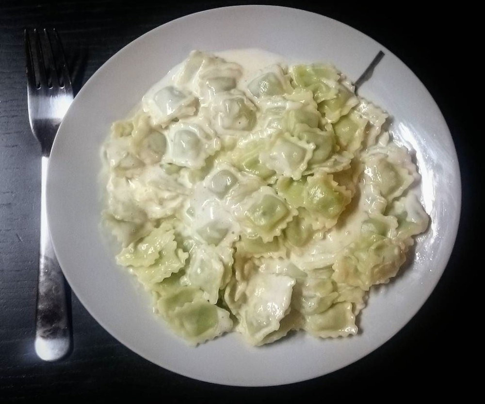 Ravioles du Dauphiné à la crème fraîche