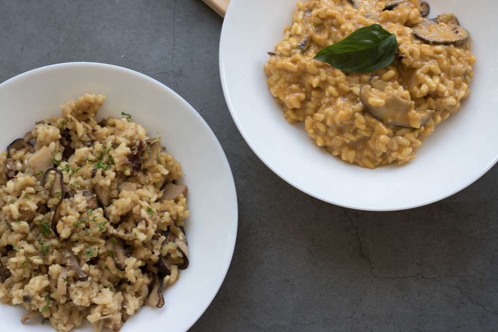 Mushroom risotto