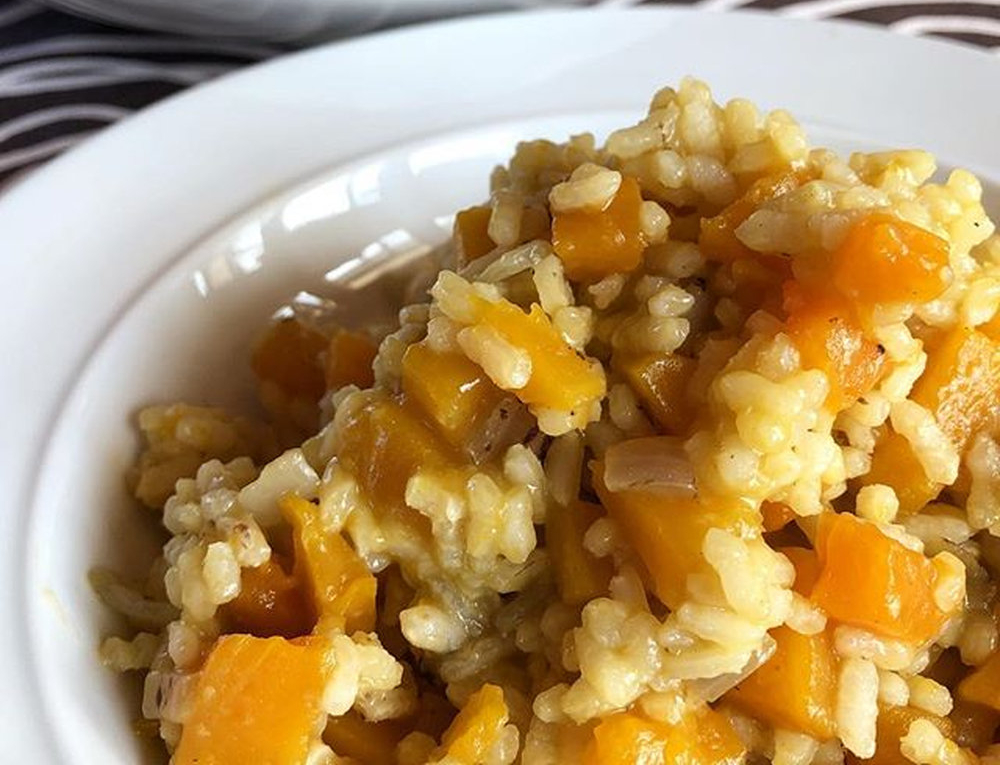 Risotto con calabaza