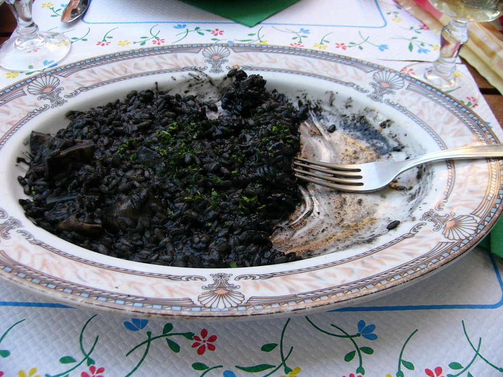 Risotto à l'encre