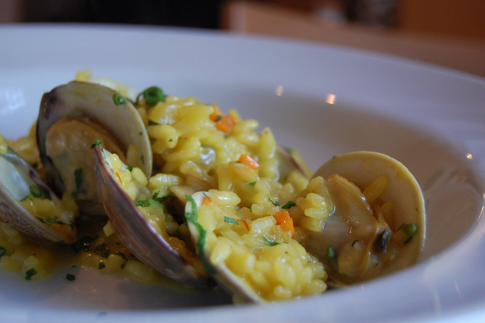 Clam risotto