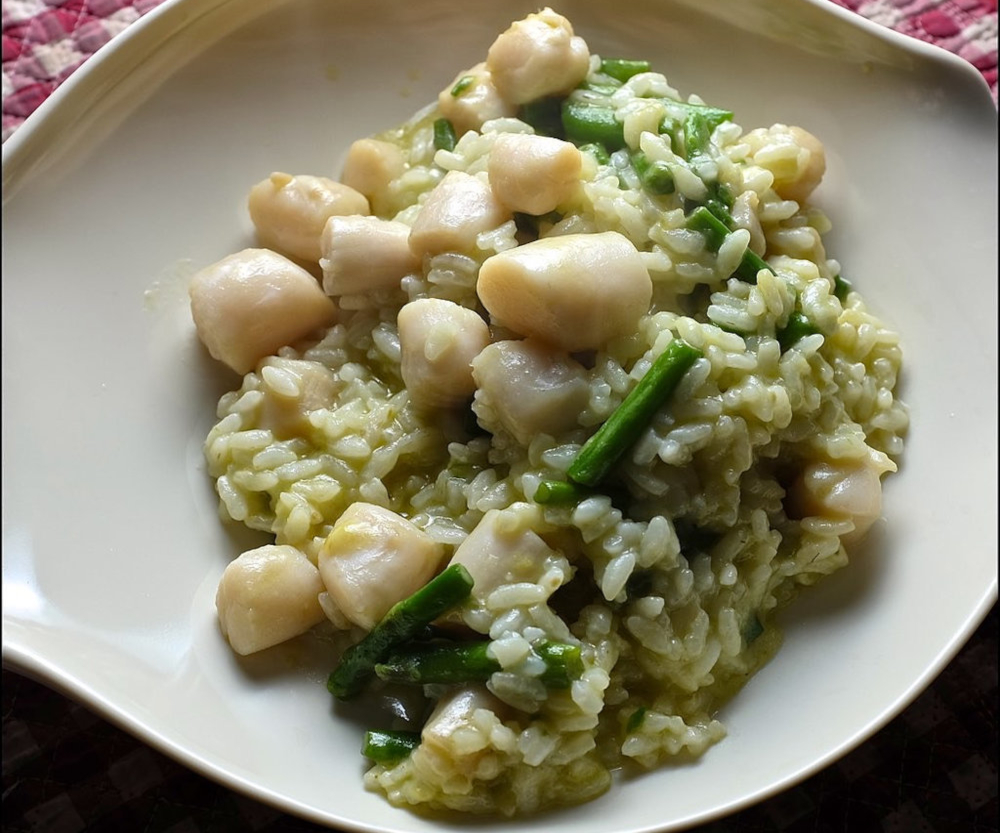 Risotto de coquilles Saint-Jacques
