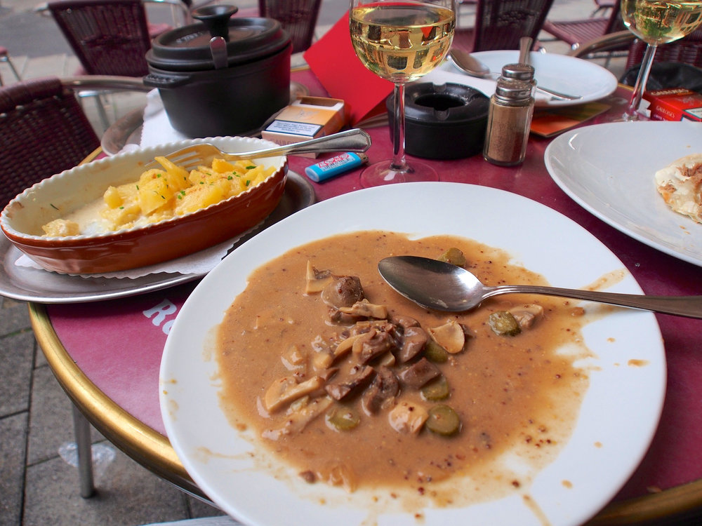Rognons d'agneau aux champignons