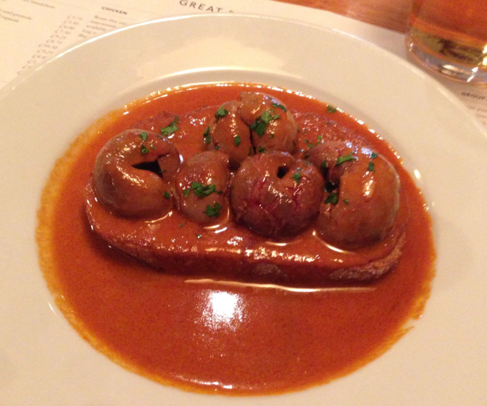 Rognon de veau sauce madère