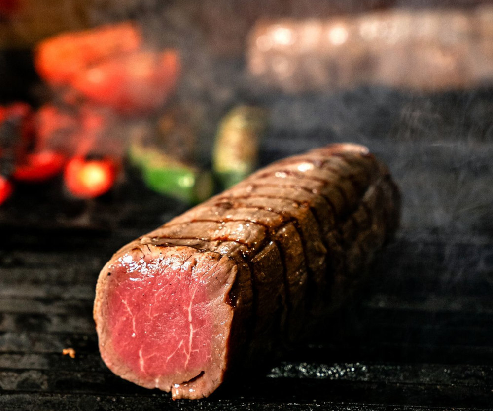 Rôti de bœuf saignant