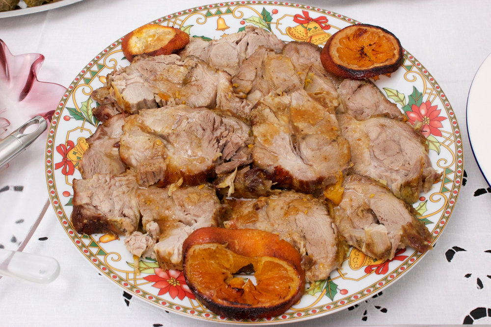 Rôti de porc à l'orange