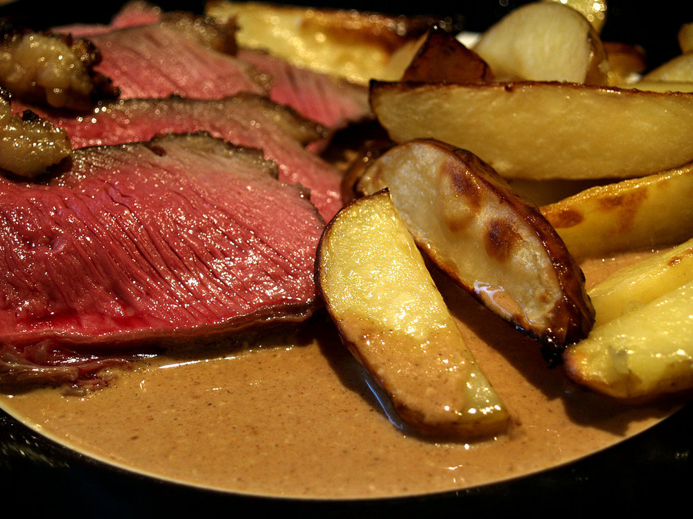 Filete de cadera con pimienta