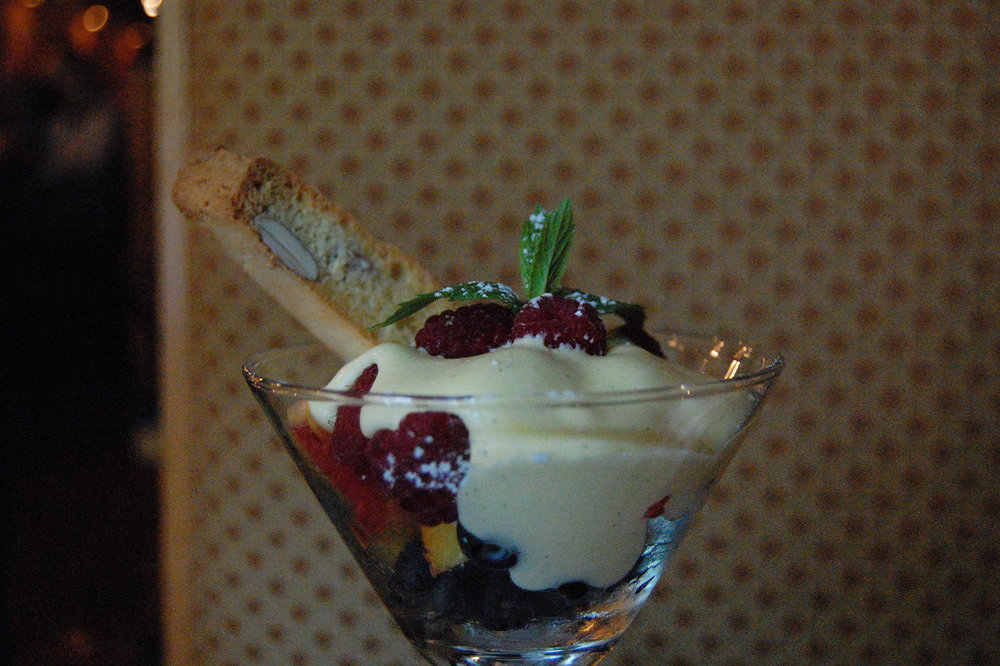 Sabayon aux framboises