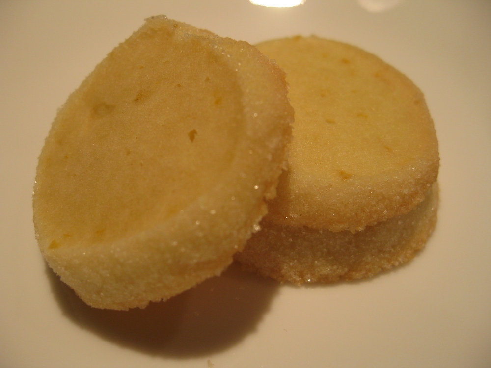 Rhubarb sablé