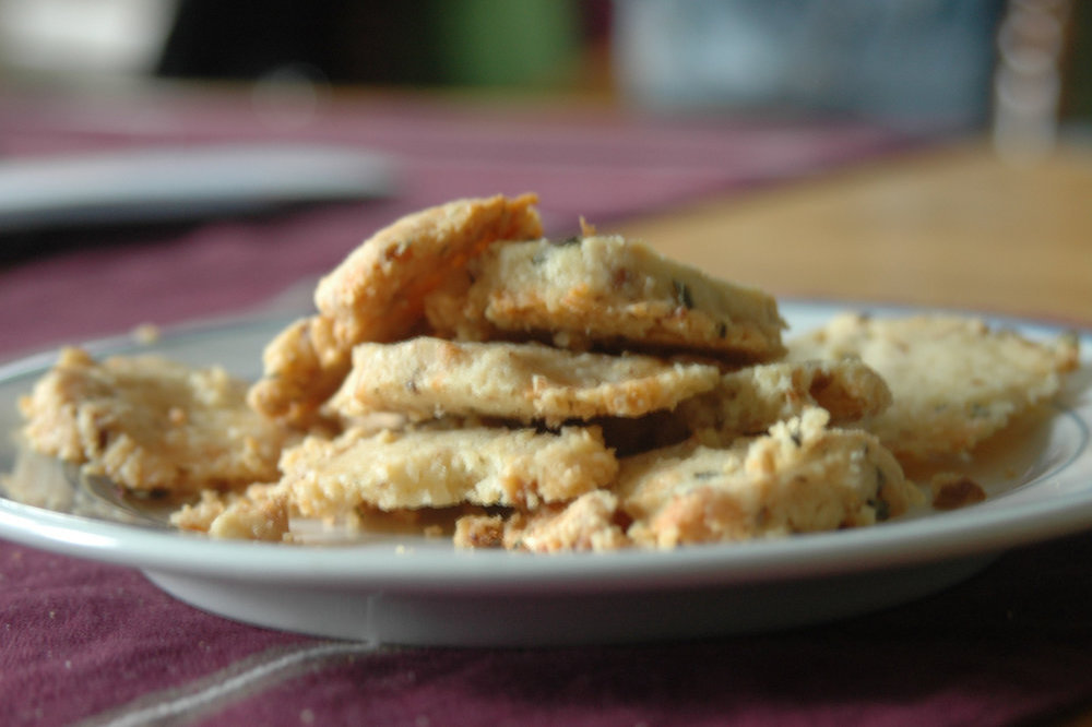 Galletas de queso parmesano