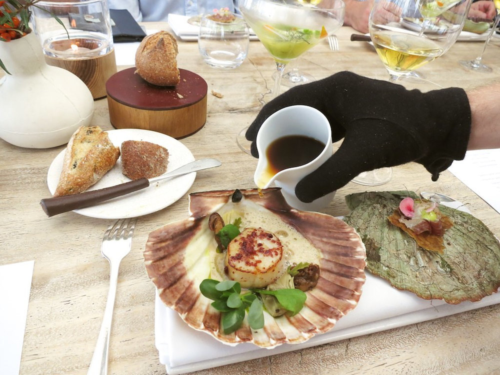 Coquilles Saint-Jacques aux cèpes