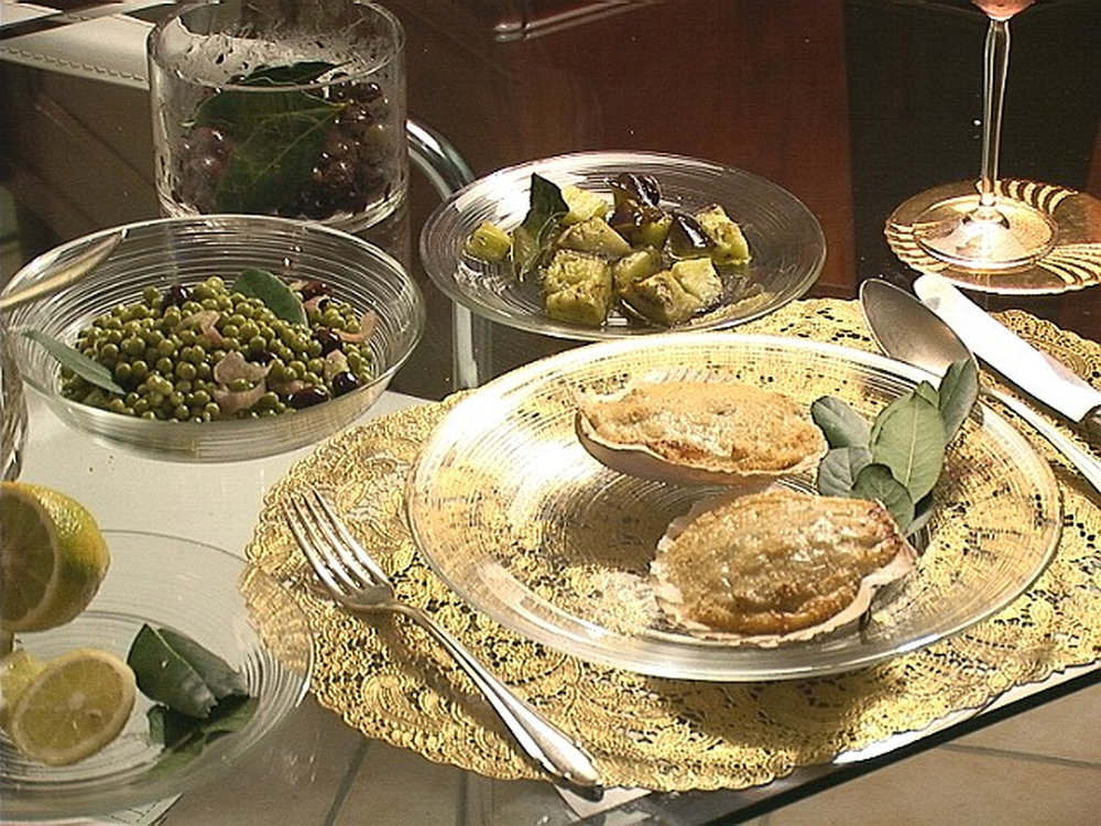 Coquilles Saint-Jacques gratinées