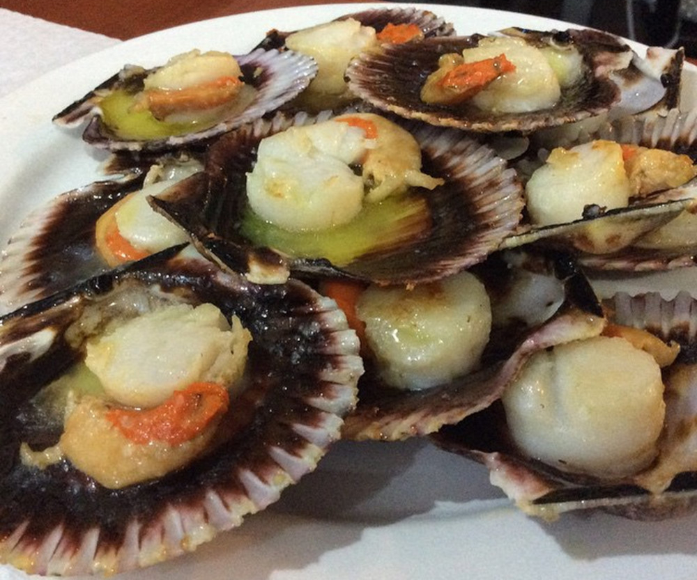 Coquilles Saint-Jacques grillées