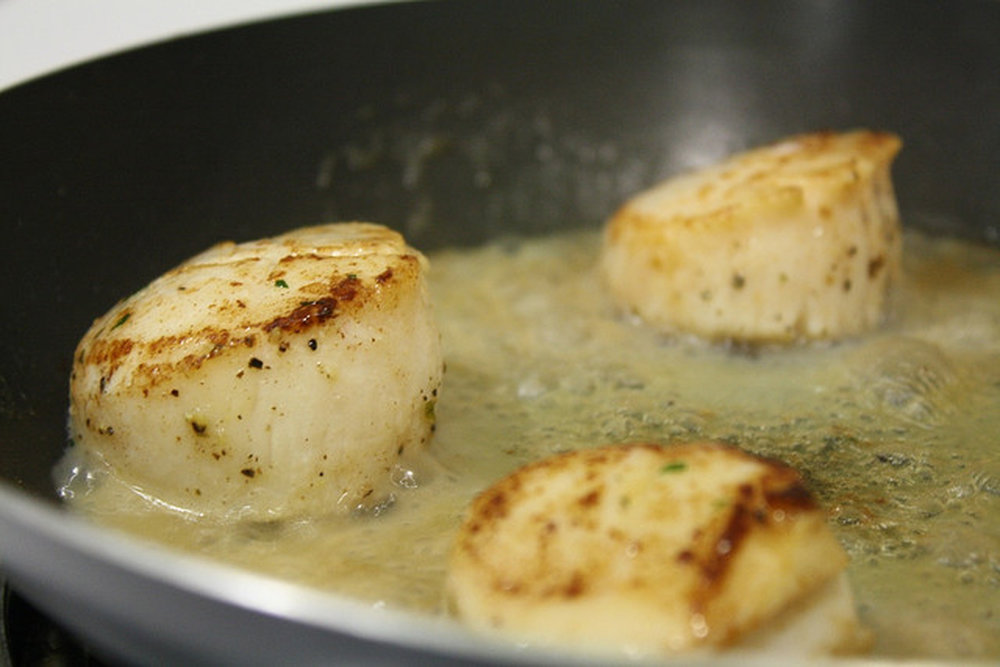 Coquilles Saint-Jacques à la poêle