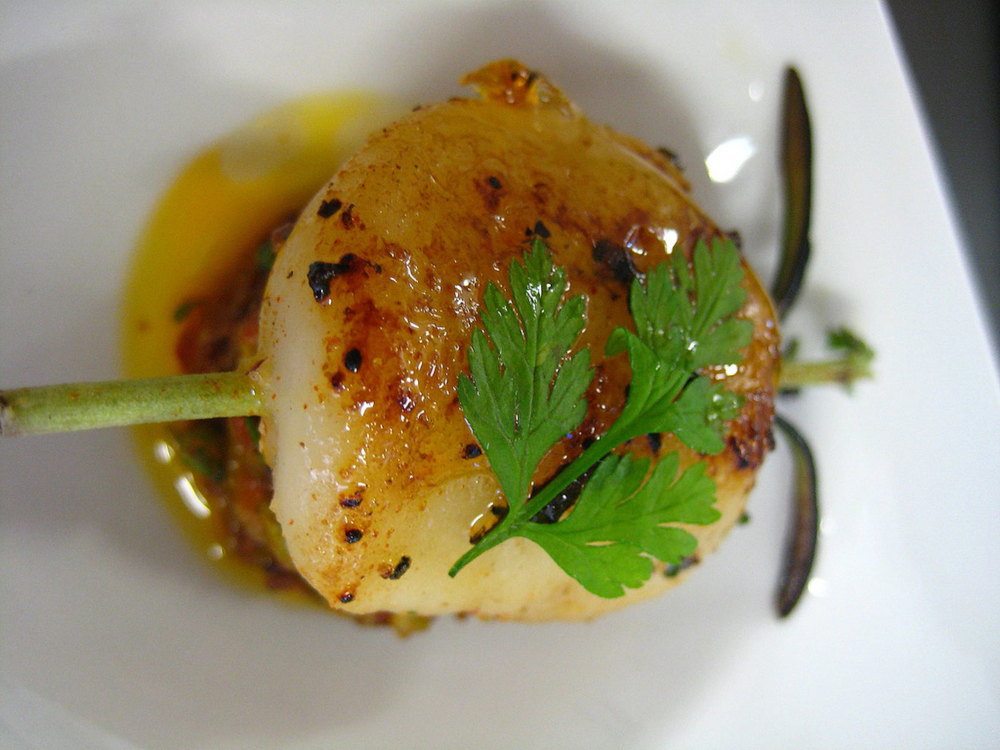 Coquilles Saint-Jacques à la poêle à l'huile d'olive