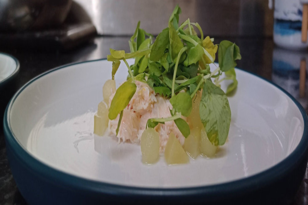 Crab mayonnaise salad