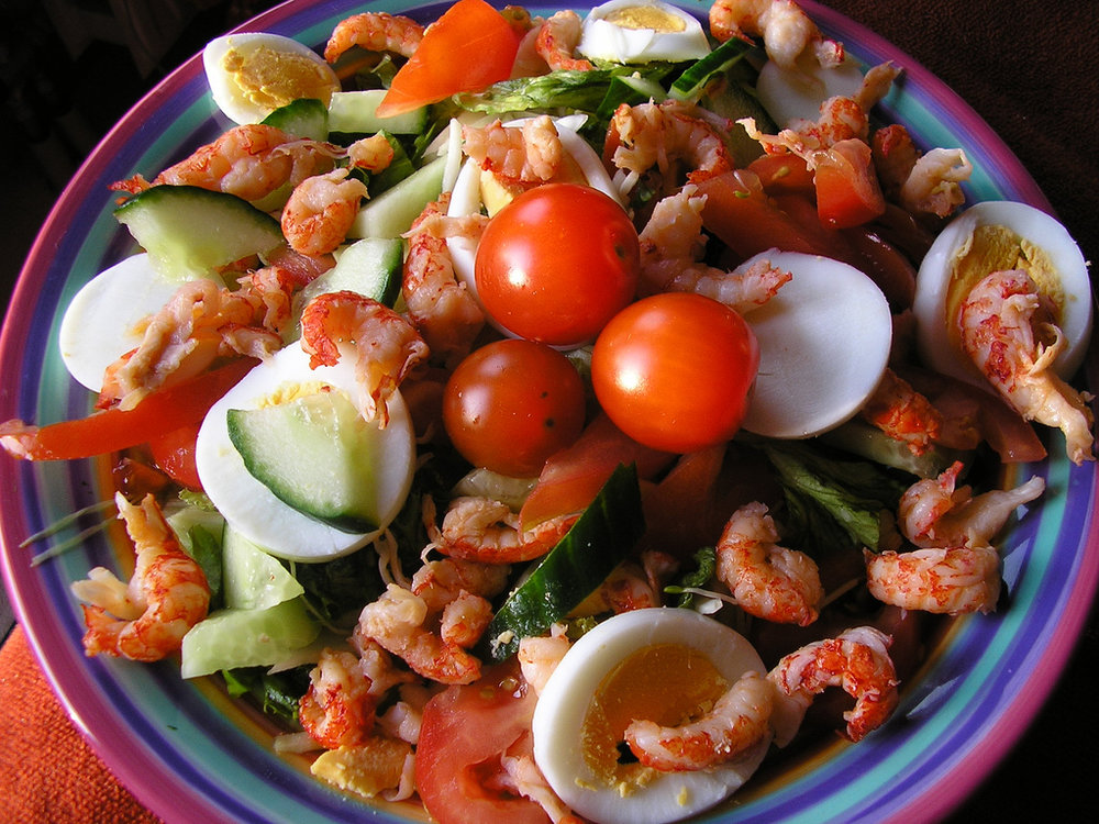 Salade d'écrevisses