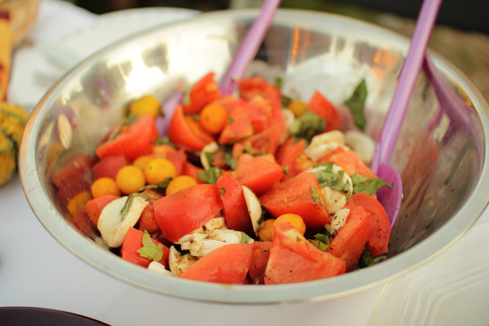 Salade de tomates et de bocconcini