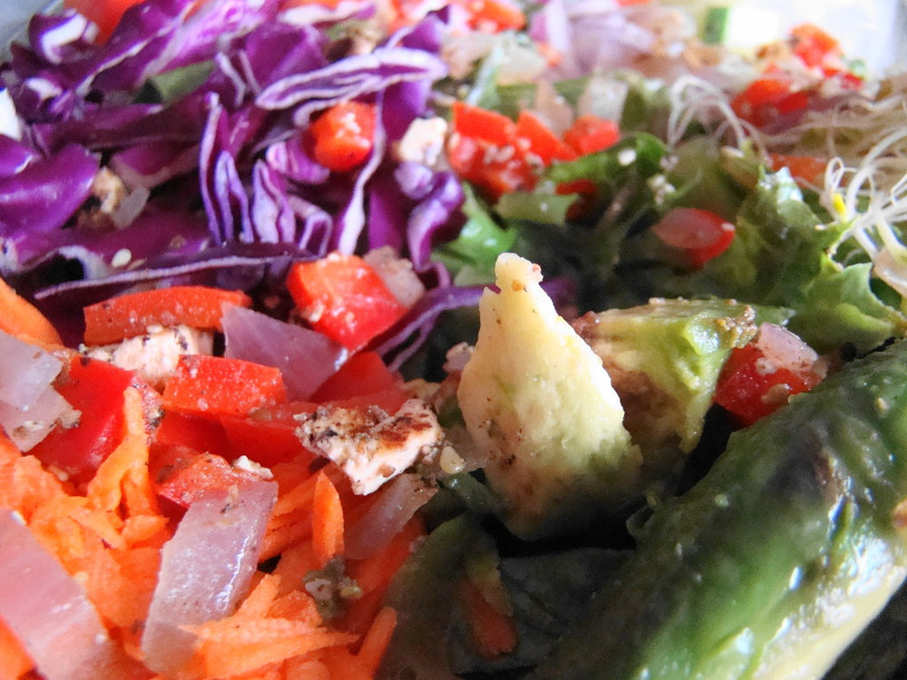 Ensalada de verduras de verano