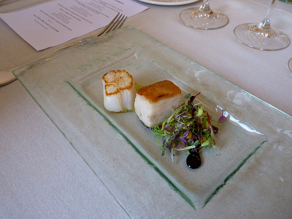 Bay scallop salad