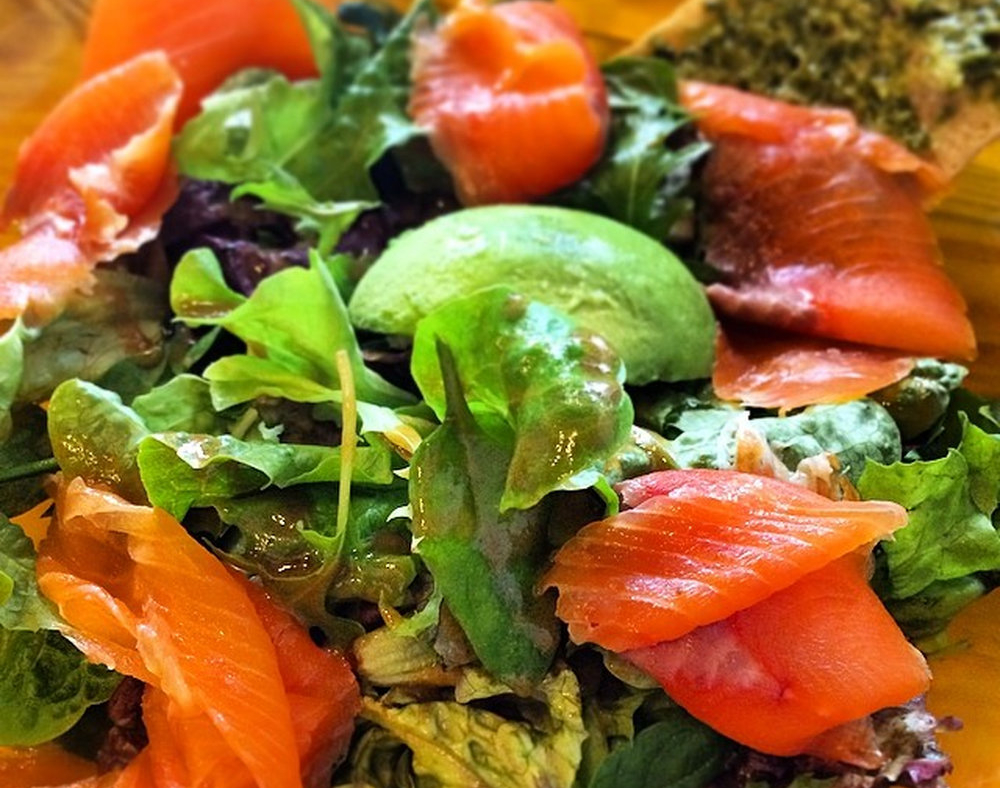 Ensalada de Salmon ahumado