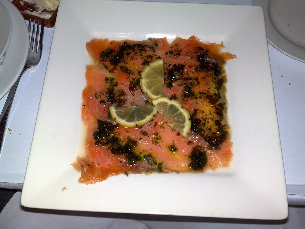 Gravlax salmon