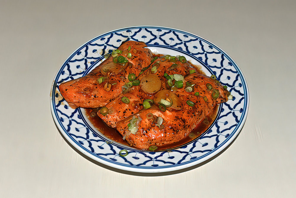 Saumon mariné aux herbes