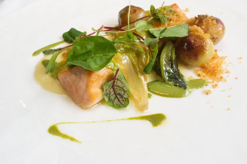 Saumon sauce à l'oseille