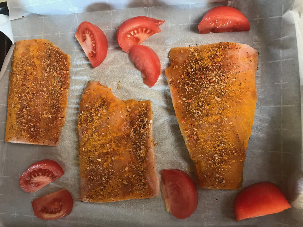 Saumon en papillote