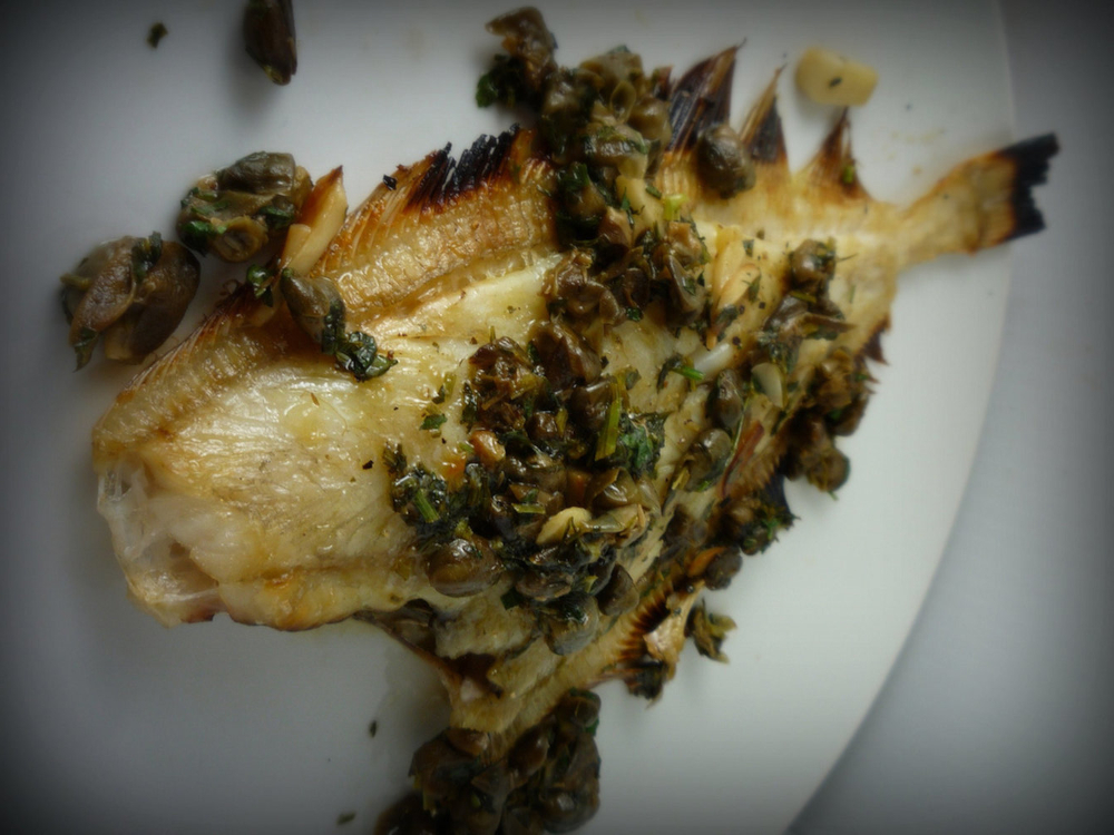 Grilled sole
