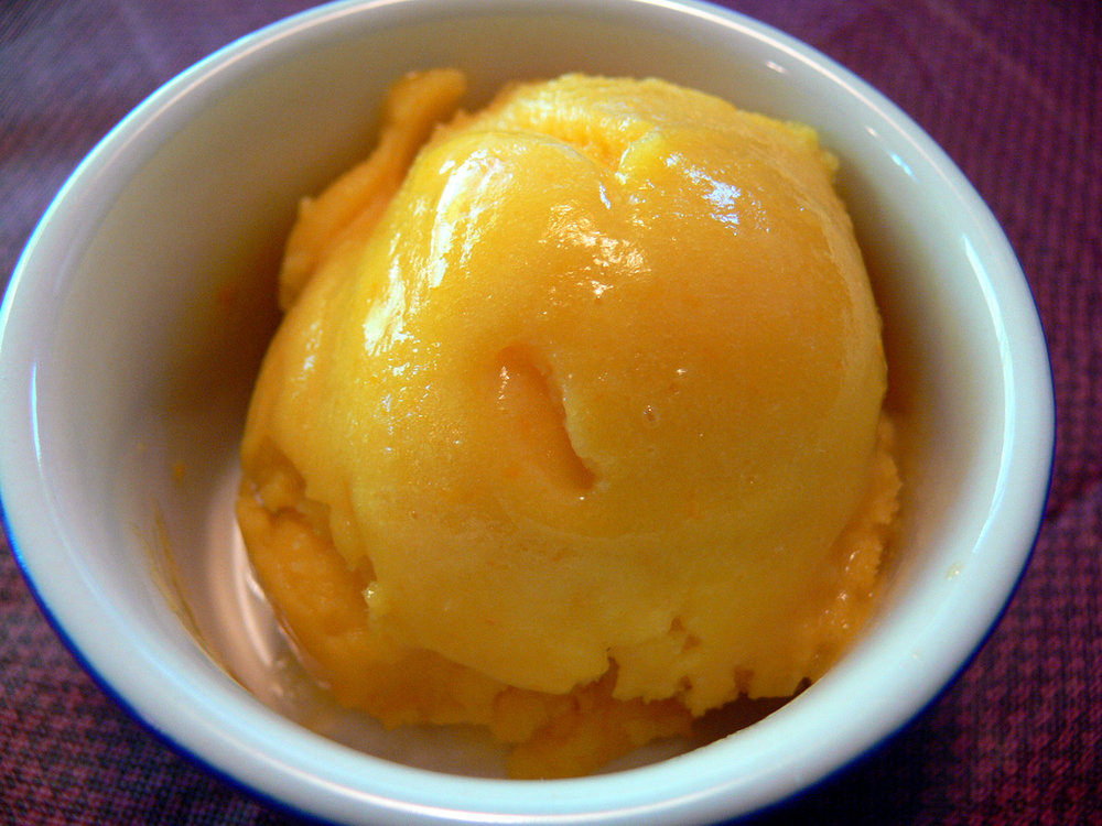 Exotic fruit sorbet