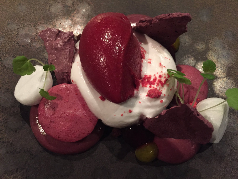 Sorbet aux fruits rouges