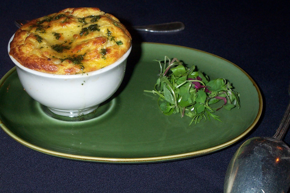 Soufflé aux fruits de mer