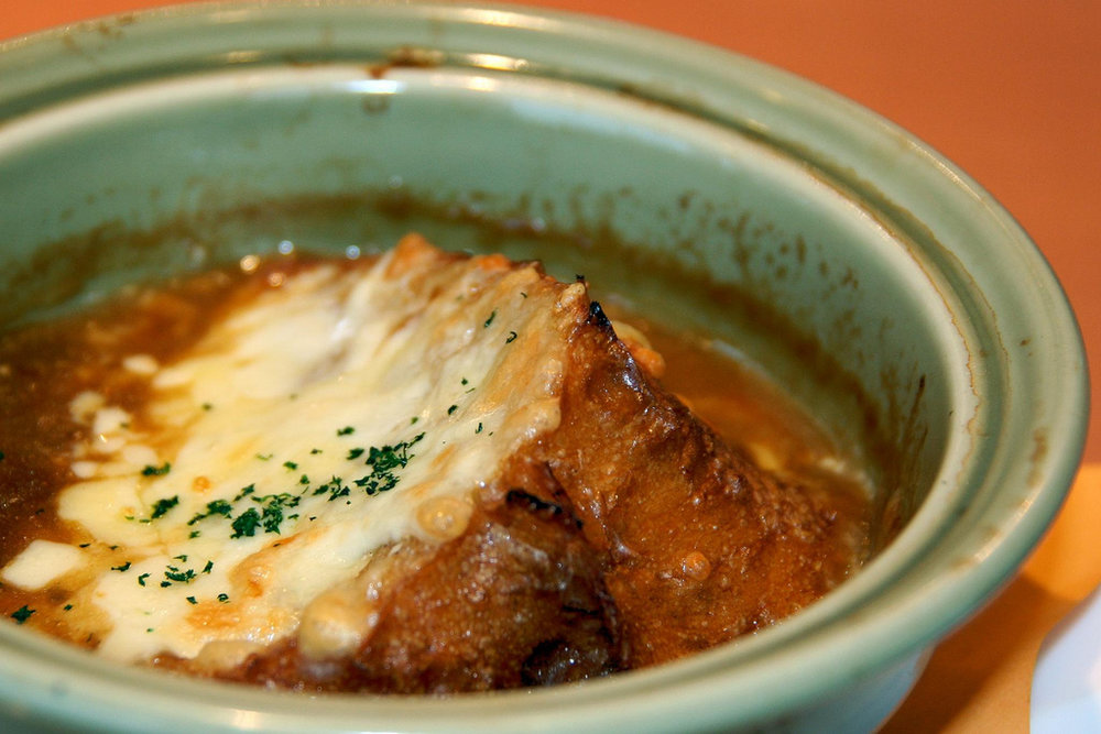 French onion soup gratinee