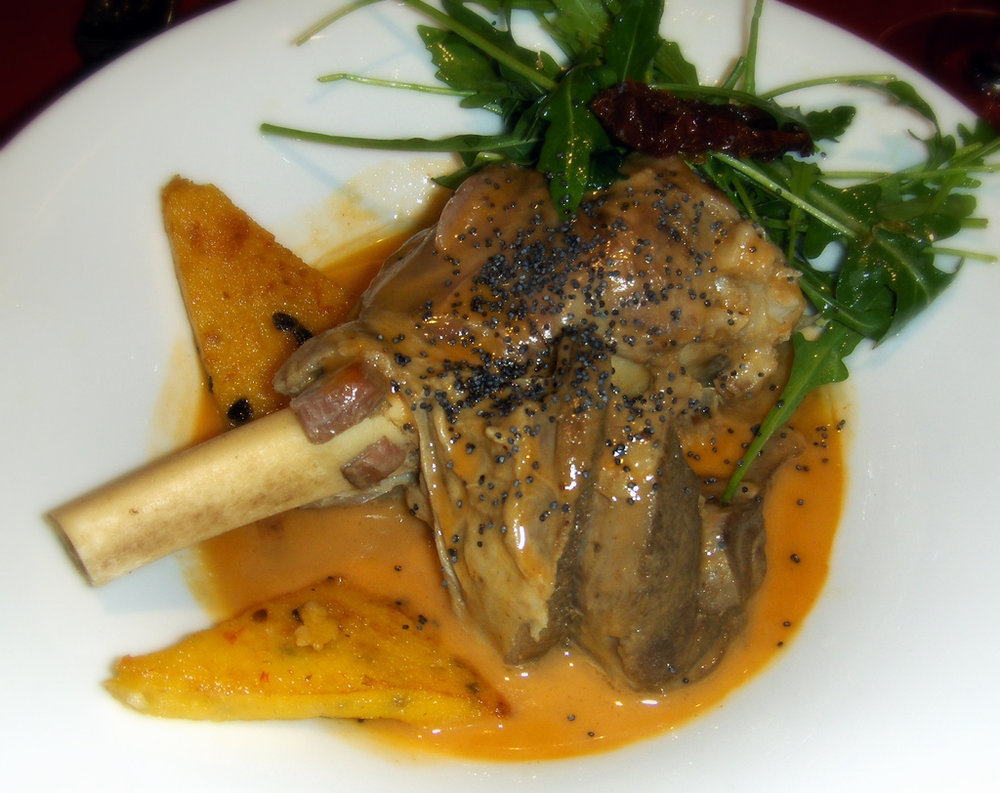 Souris d'agneau rôtie à la broche