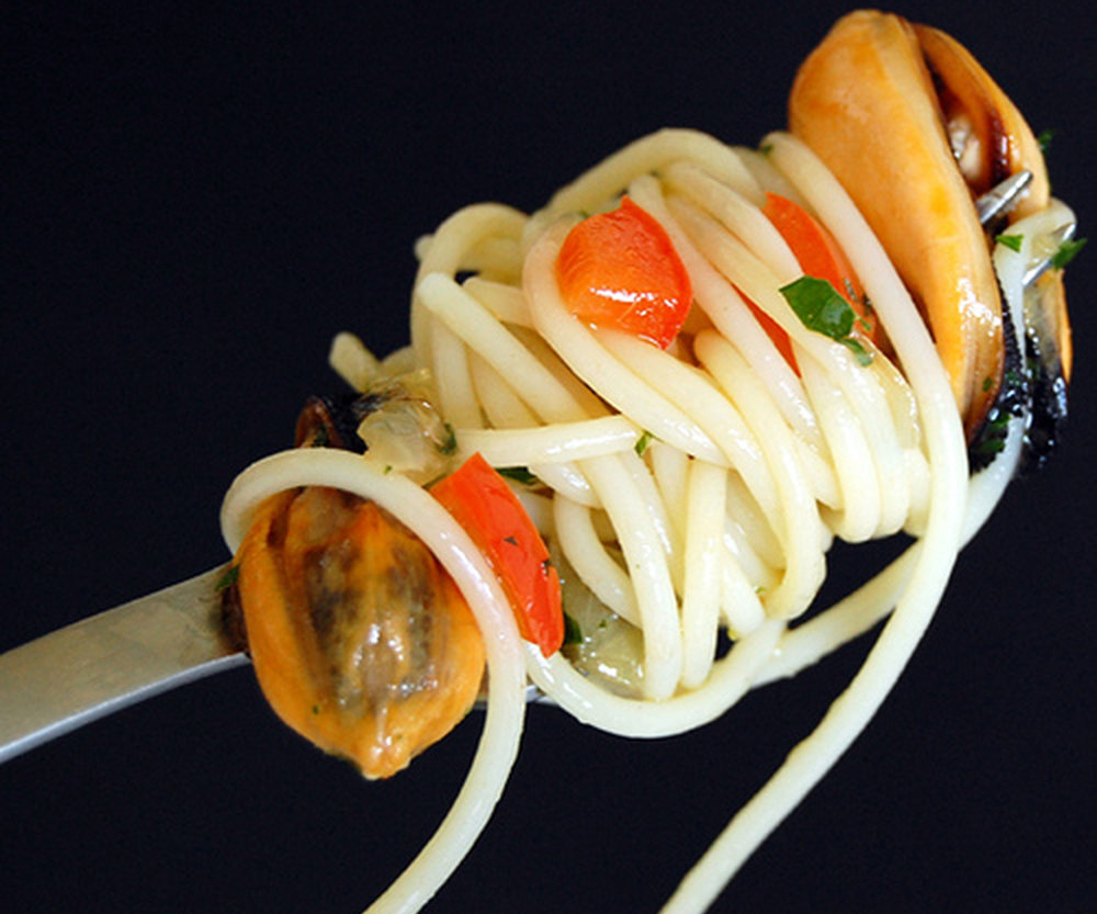Spaghetti aux fruits de mer