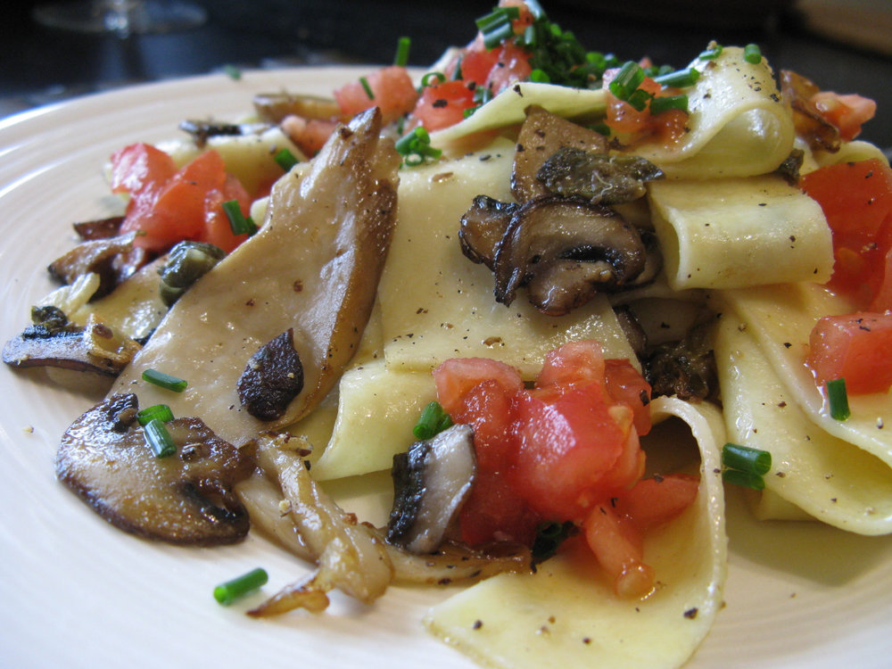 Tagliatelles aux champignons