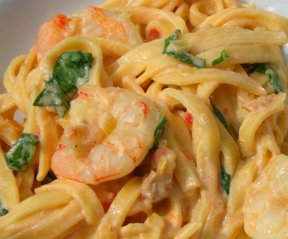 Tagliatelles aux fruits de mer