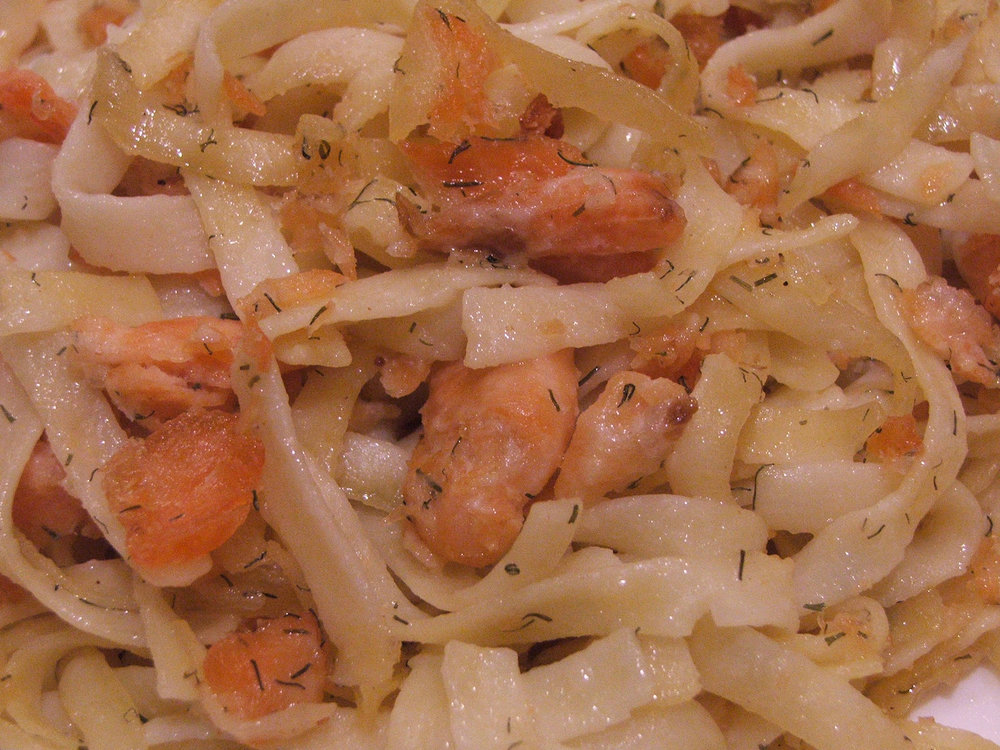 Tagliatelles au saumon